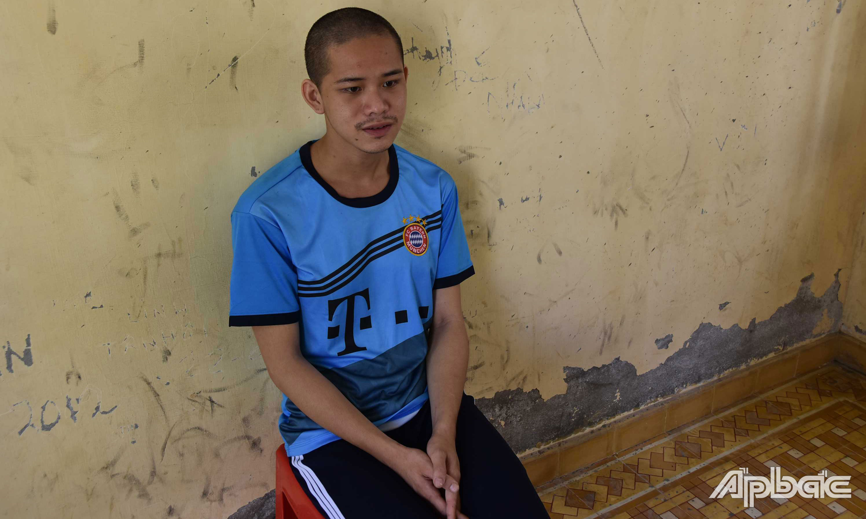 Cảnh tại cơ quan Công an.