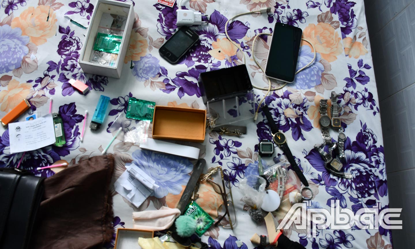 Tang vật ma túy. Ảnh: TRỌNG TÍN