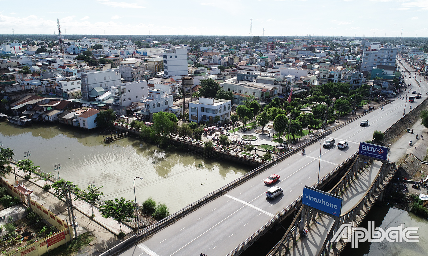 Một góc TX. Cai Lậy.
