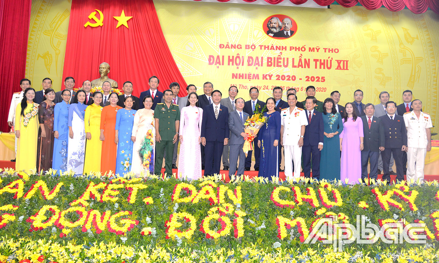 Ban Chấp hành Đảng bộ TP. Mỹ Tho nhiệm kỳ 2020 - 2025 có đến 30,77% Ủy viên là nữ.