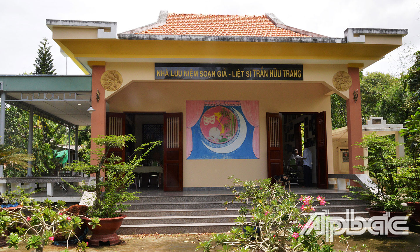 Nhà lưu niệm Soạn giả - Liệt sĩ Trần Hữu Trang được xây dựng khang trang.