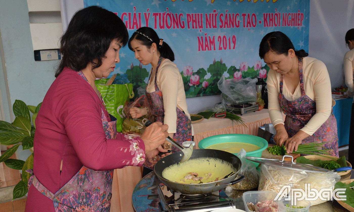 Phụ nữ Tiền Giang tự tin khởi nghiệp.