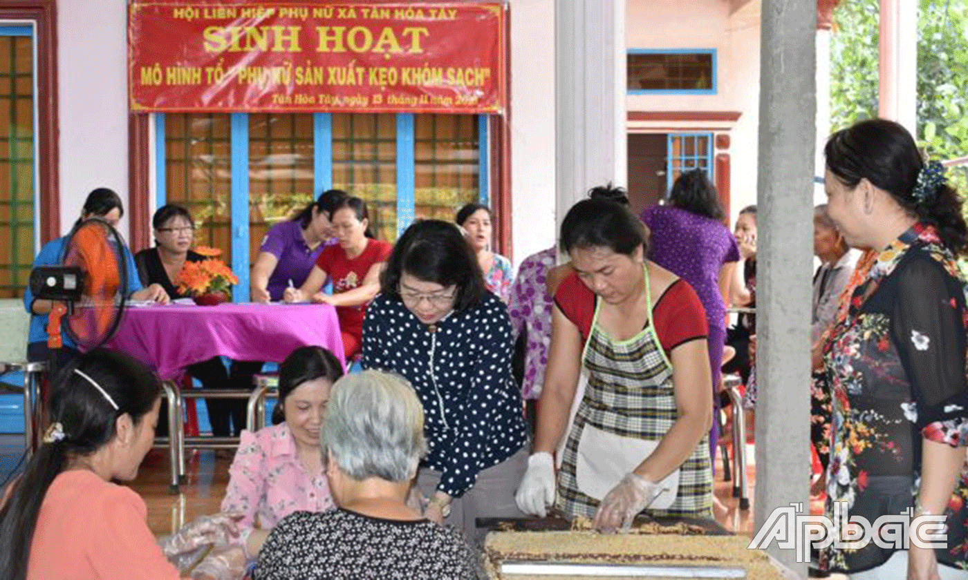 Phụ nữ Tiền Giang tự tin khởi nghiệp.