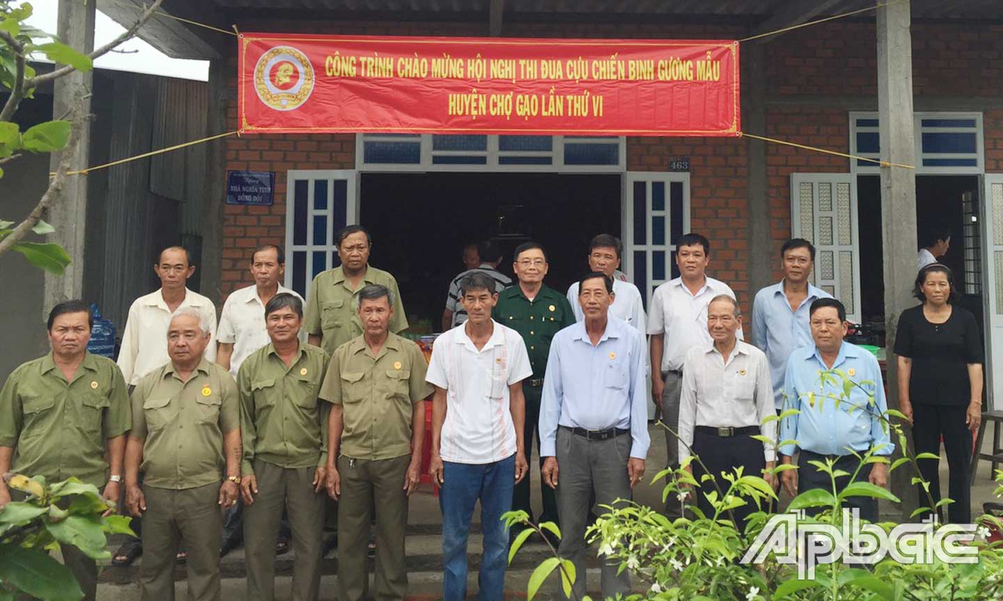 Hội CCB huyện Chợ Gạo thực hiện nhiều công trình, phần việc ý nghĩa góp phần xây dựng quê hương ngày càng phát triển.