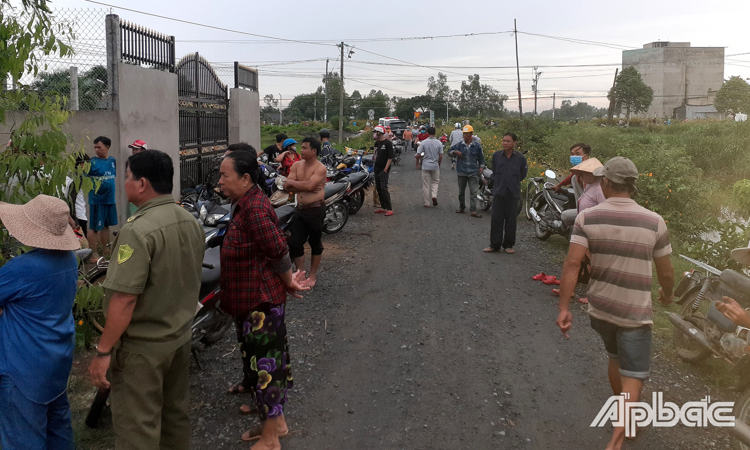 Hiện trường vụ án mạng.