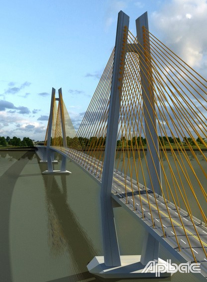 Phối cảnh cầu Mỹ Thuận 2.