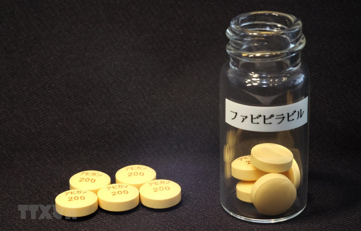 Thuốc cảm cúm Avigan do Tập đoàn Fujifilm của Nhật Bản sản xuất. (Ảnh: AFP/TTXVN)