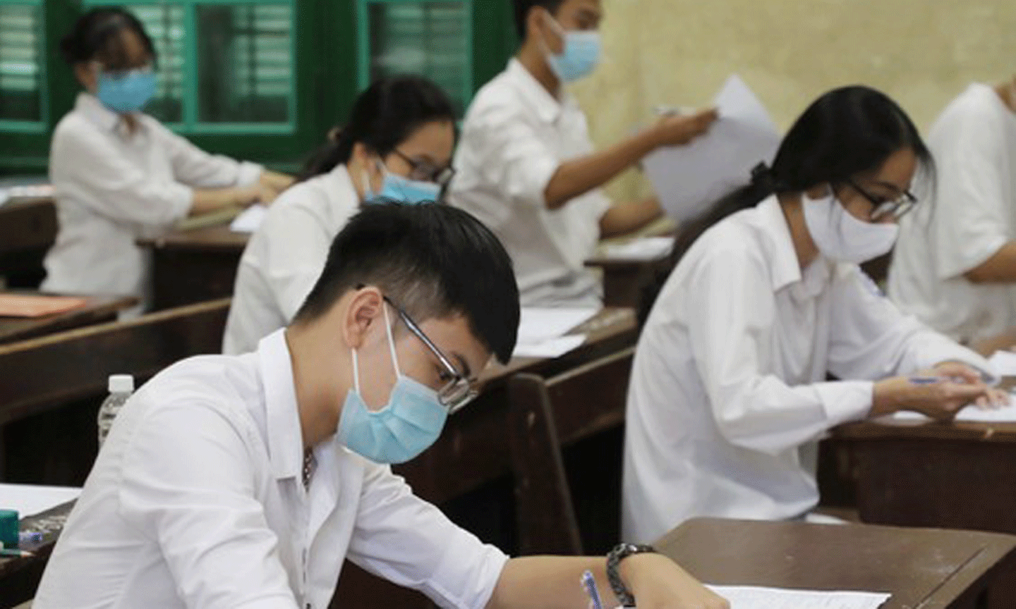 Thí sinh dự thi tốt nghiệp THPT năm 2020. Ảnh: QUANG PHÚC