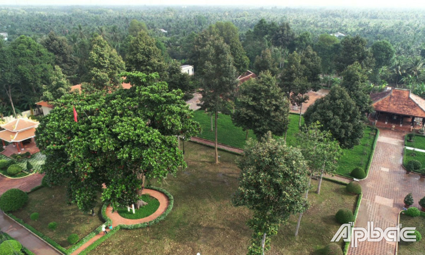 Toàn cảnh Khu di tích lịch sử cấp Quốc gia Nam Kỳ Khởi Nghĩa.