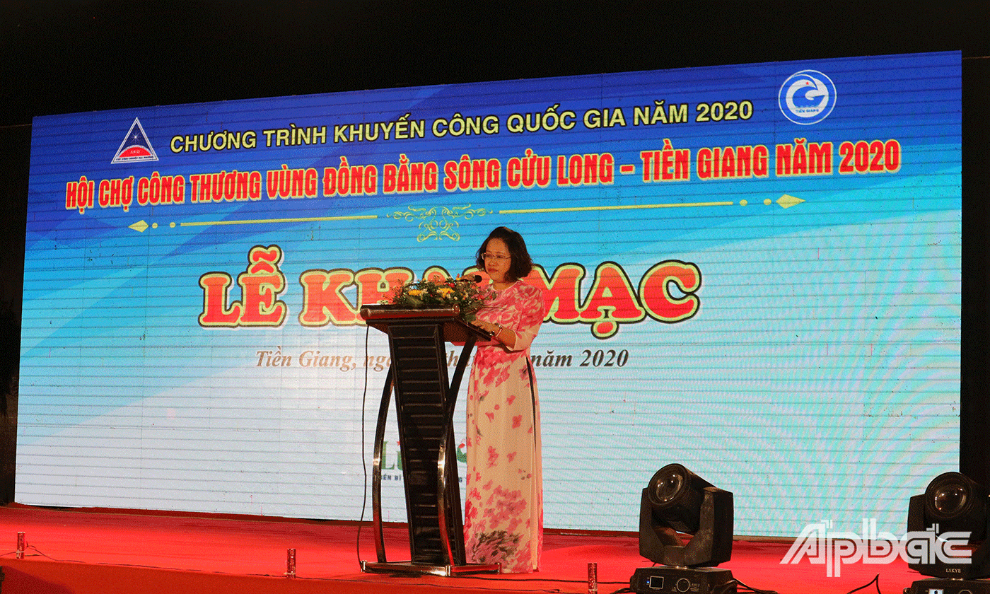 Đồng chí Đỗ Thị Minh Trâm – Phó Cục Trưởng Cục Công Thương địa phương, Bộ Công Thương.