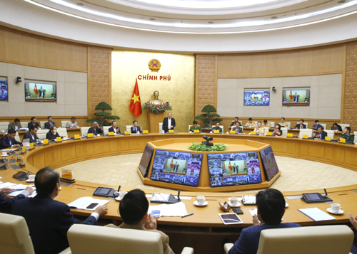 Hội nghị Tổng kết 5 năm thực hiện phong trào thi đua bảo đảm trật tự, ATGT giai đoạn 2016-2020 và Năm ATGT 2020. Ảnh: VGP/Phan Trang 