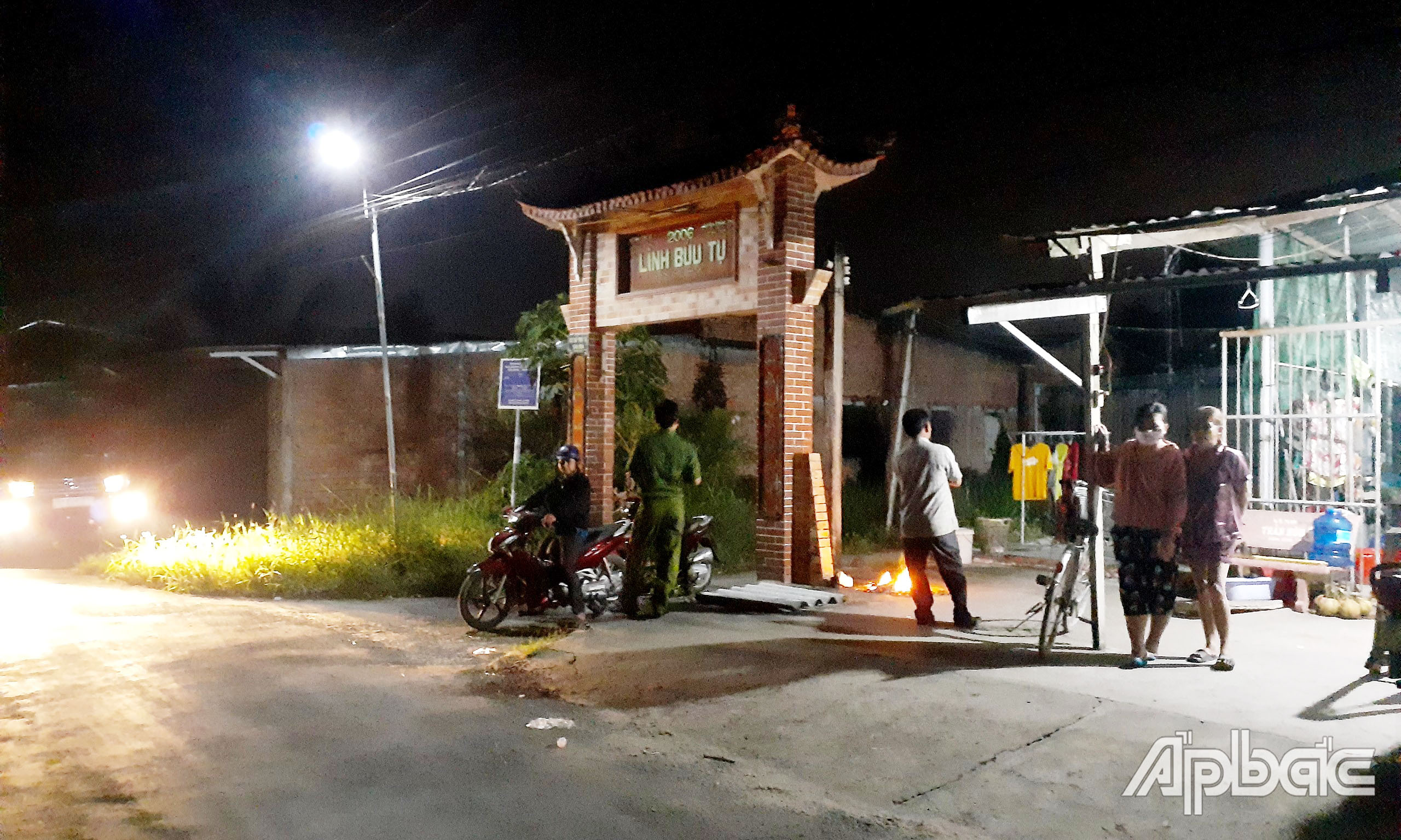 Khu vực Giang bị đánh.