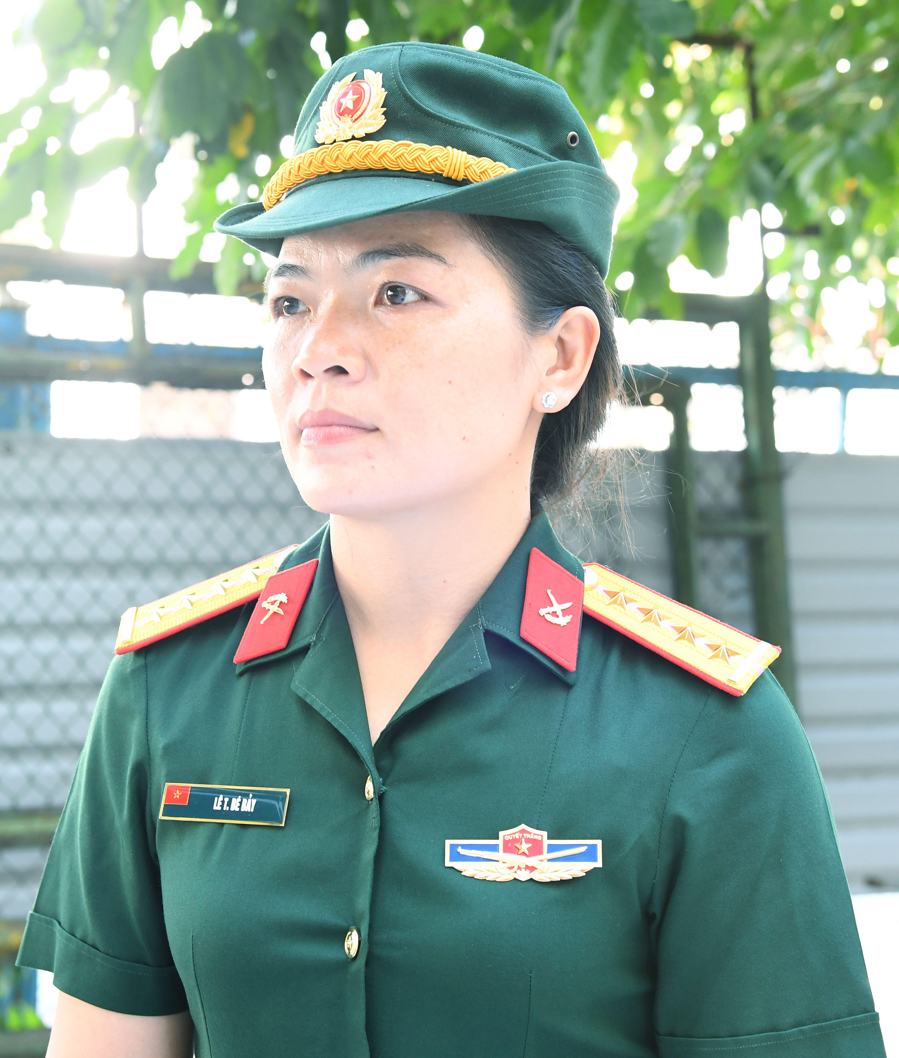 Đại úy Lê Thị Bé Bảy.