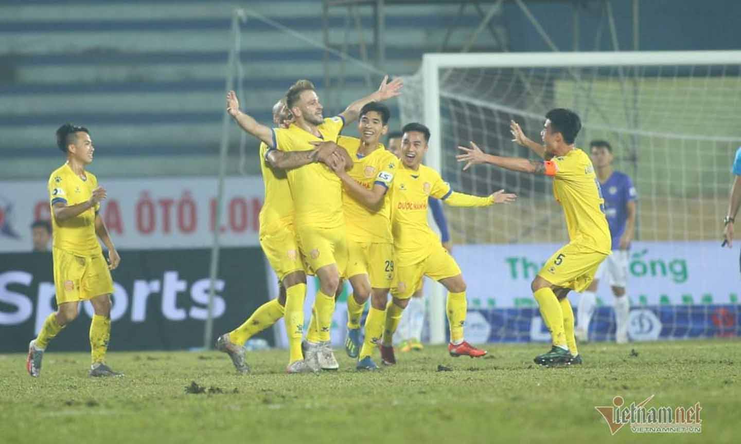 CLB Nam Định đã có một chiến thắng xứng đáng. Ảnh: Vietnamnet.vn