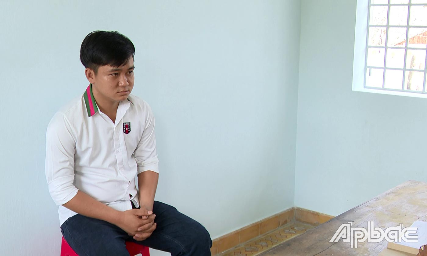Đối tượng bị bắt tạm giữ Trần Thanh Nhân.