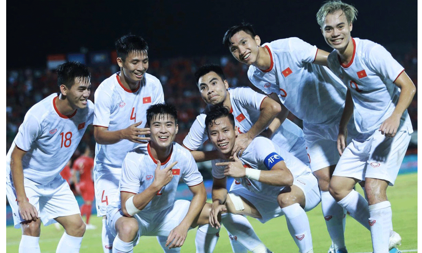 ĐT Việt Nam đang xếp hạng 92 thế giới. (Ảnh: VFF)