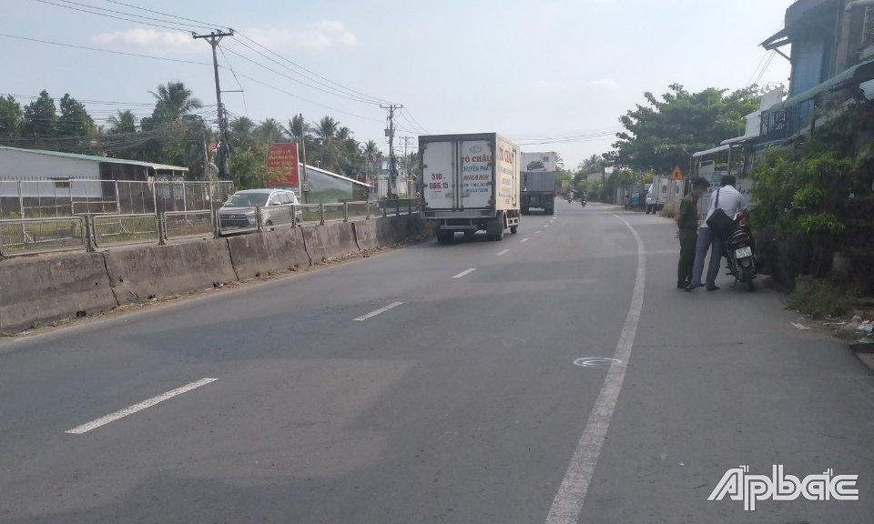 Hiện trường vụ án mạng.