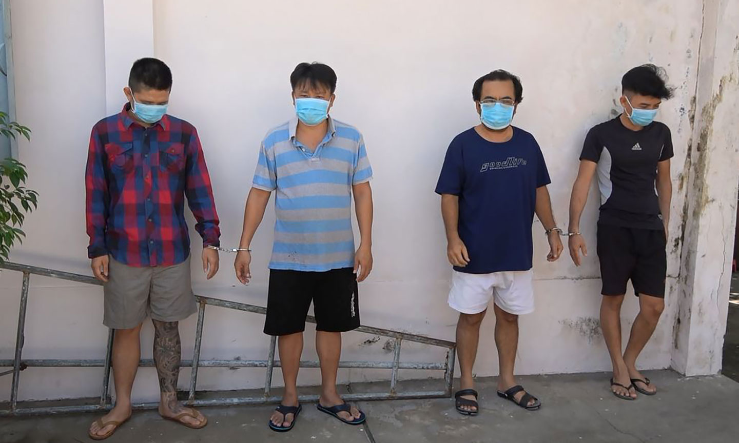 4 đối tượng bị tạm giam