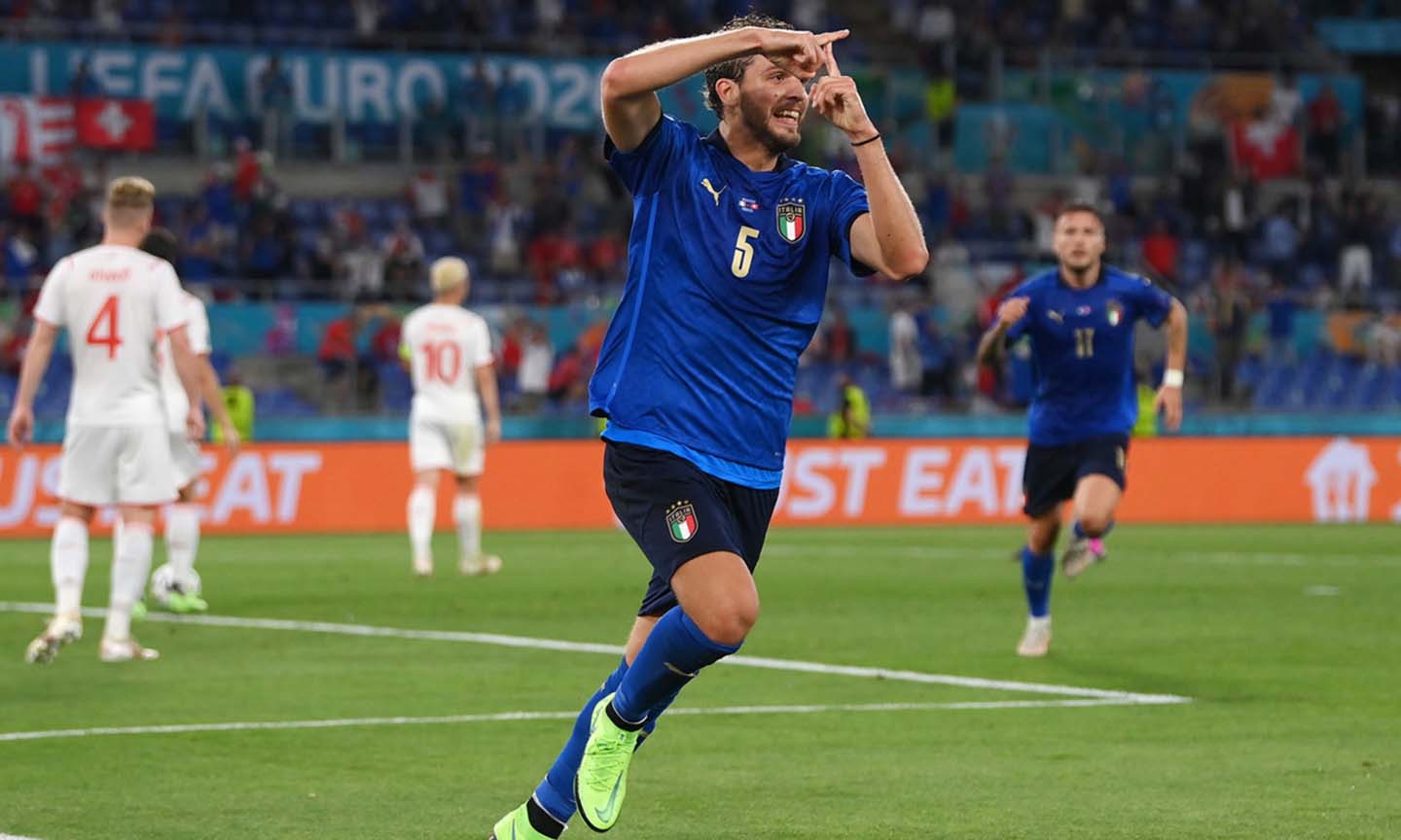 Locatelli là một trong những cầu thủ trẻ nổi bật của Đội tuyển Ý tại Euro 2020. Ảnh: Vietnamnet.vn