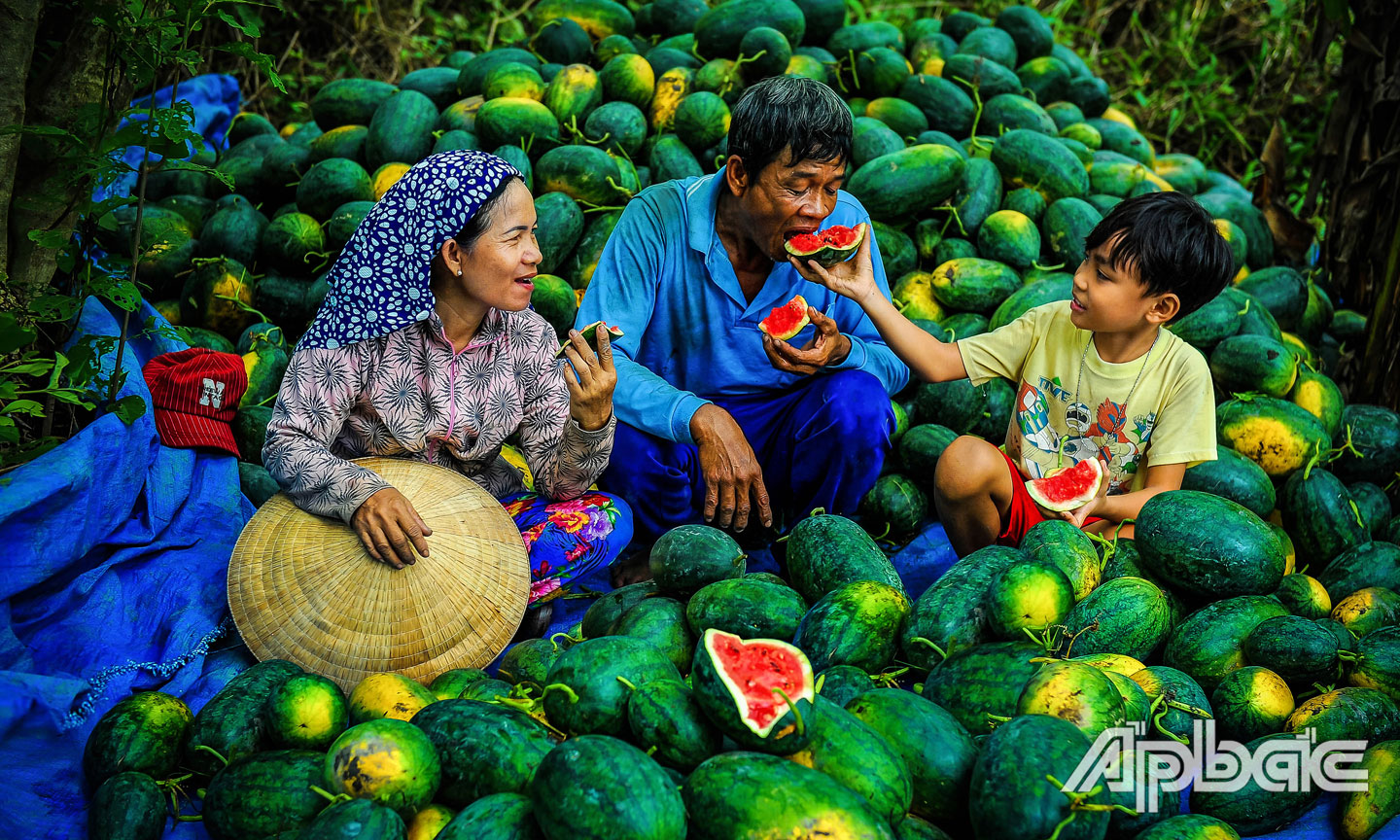 Hạnh phúc đơn sơ. Ảnh: MINH PHƯƠNG