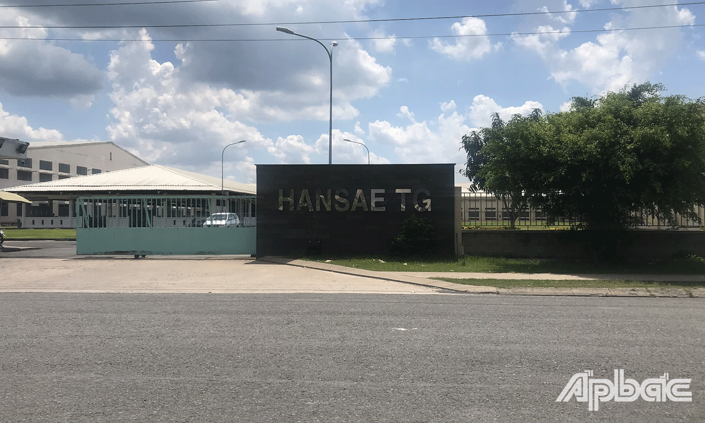 Trên 6.000 công nhân của công ty TNHH HANSAE TG