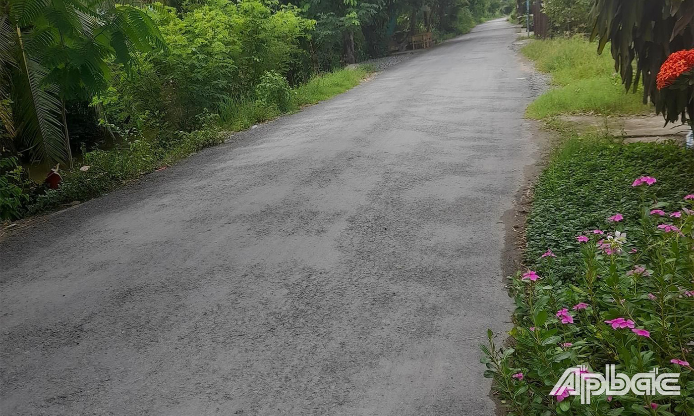 Xã Bình Nhì đường giao thông