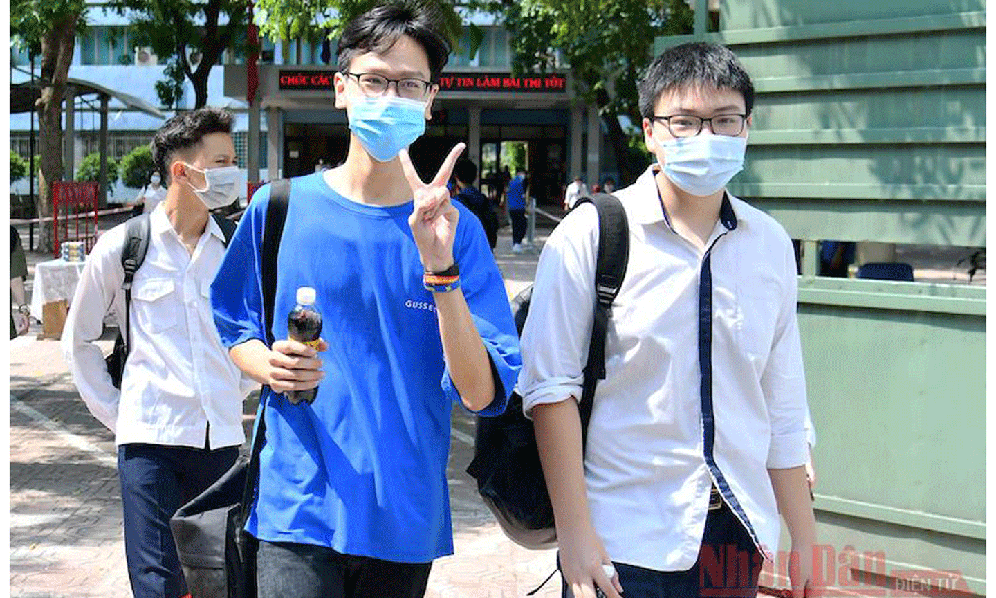 Thí sinh Kỳ thi tốt nghiệp trung học phổ thông 2021. Ảnh: THỦY NGUYÊN