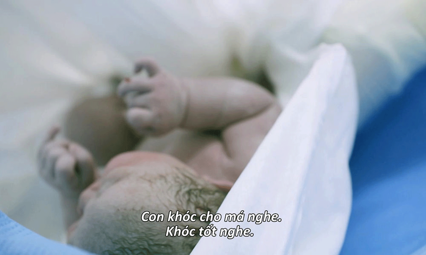 Một em bé mới chào đời. (Ảnh: VTV)