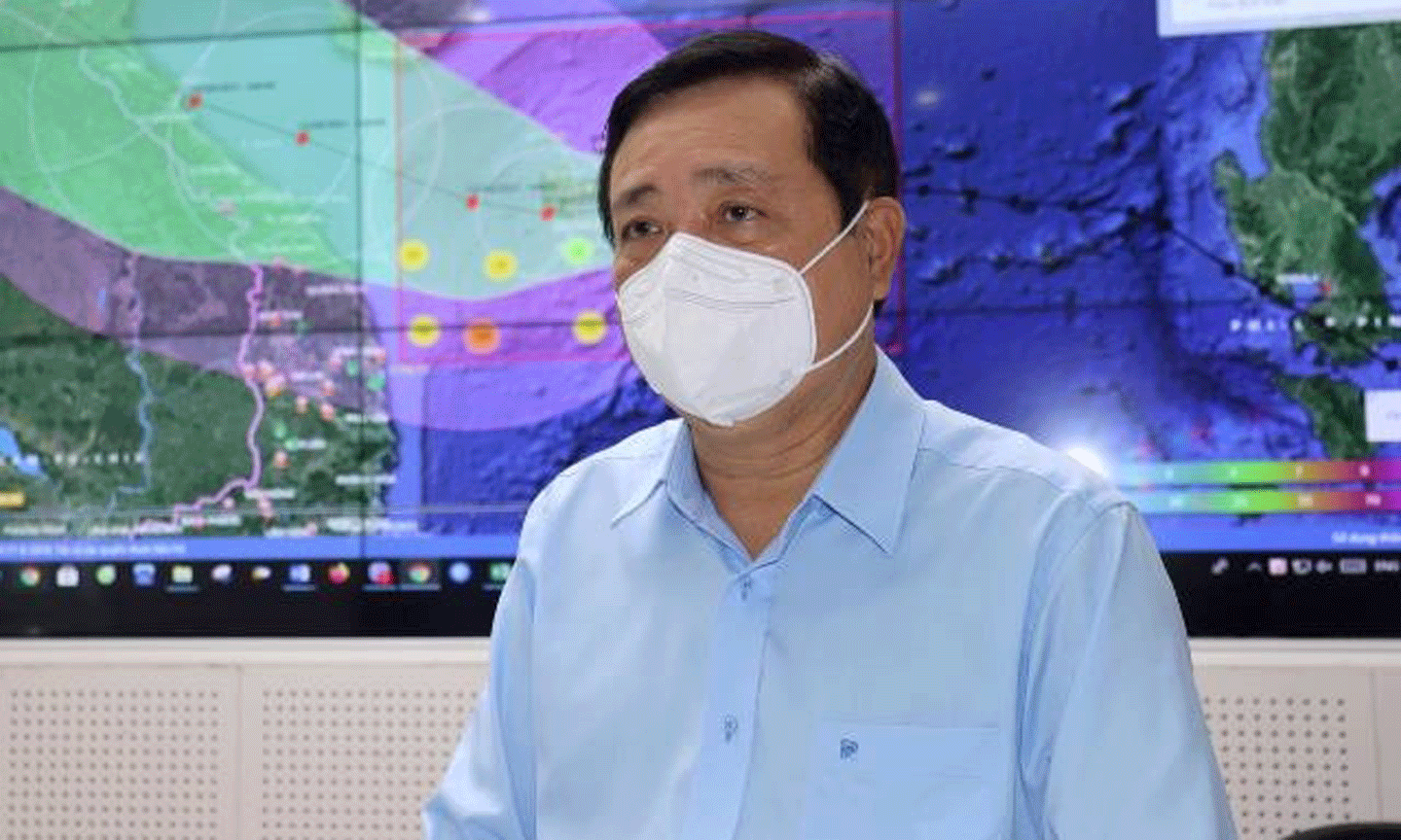 ổng cục trưởng Tổng cục Phòng chống thiên tai, Phó trưởng Ban Chỉ đạo Trung ương về phòng chống thiên tai Trần Quang Hoài. (Ảnh: NH)