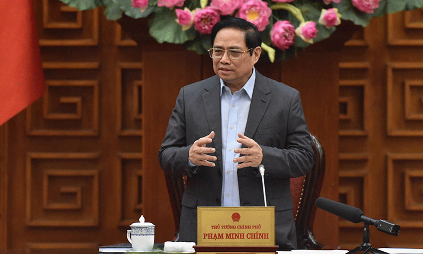 Thủ tướng Phạm Minh Chính phát biểu tại sự kiện.