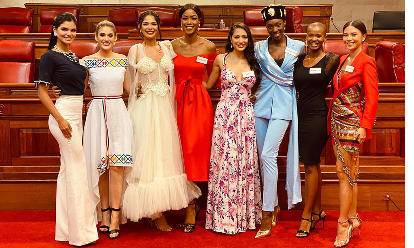 Thí sinh các nước tham dự cuộc thi. (Ảnh: Miss World)