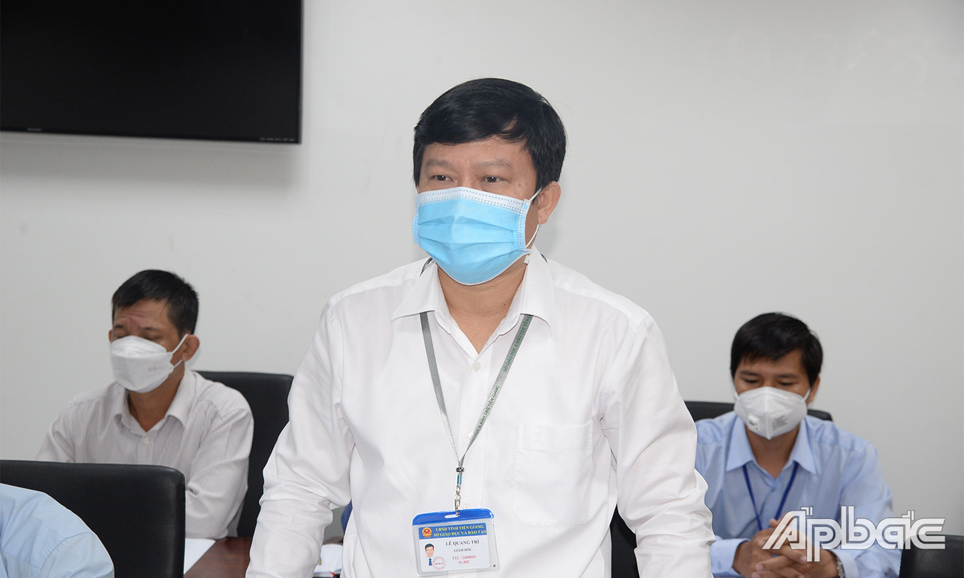TS Lê Quang Trí, Giám đốc Sở Giáo dục và Đào tạo tỉnh