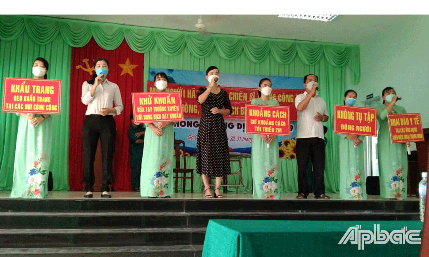 Một tiểu phẩm được biểu diễn tại Hội thi