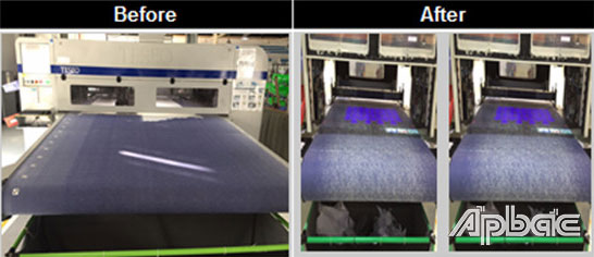 Mô hình sáng kiến “Cải tiến thảm cắt của máy cắt tự động hóa của anh Khoa.