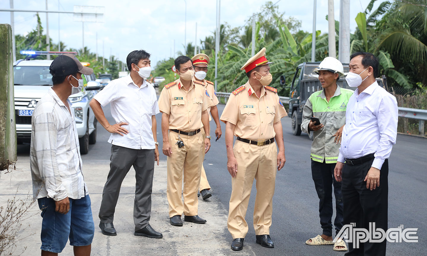 Tại trạm thu phí BOT Cai Lậy.