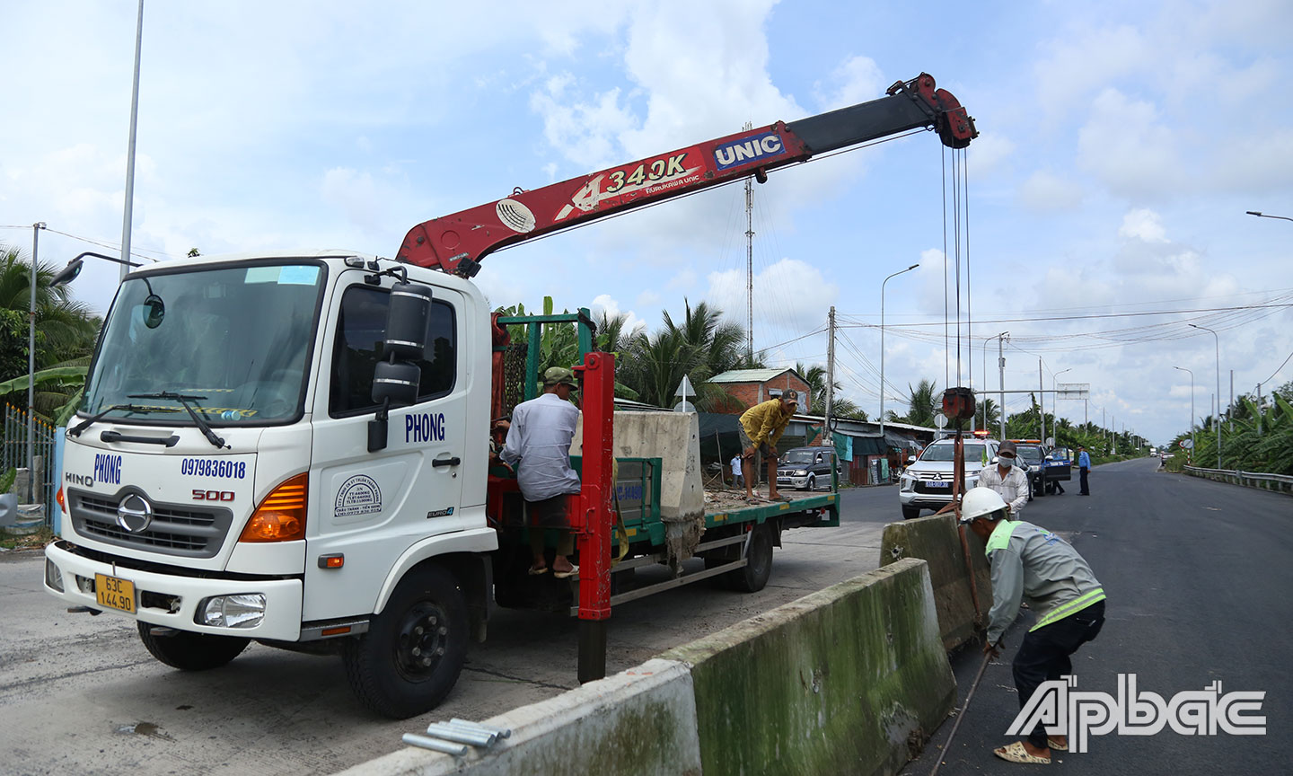 Hiện tại tuyến tránh TX. Cai Lậy và Trạm BOT Cai Lậy hoàn thiện gần như 100% sẵn sàng đưa vào hoạt động.