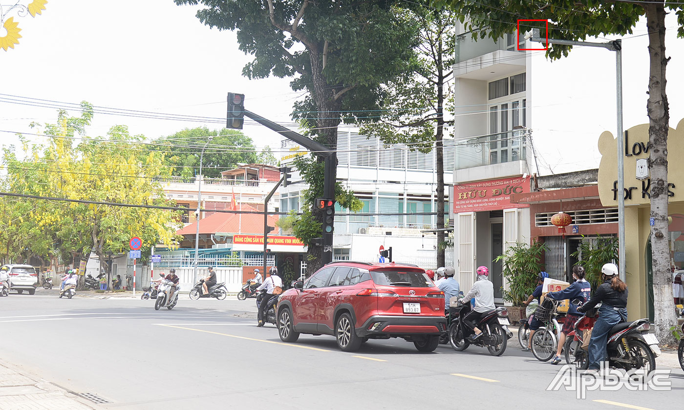 Camera thông minh được lắp đặt tại Nam Kỳ Khởi Nghĩa - Rạch Gầm.