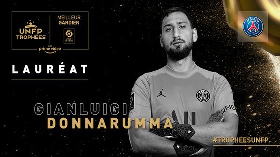 Donnarumma bất ngờ thắng giải Thủ môn xuất sắc nhất Ligue 1 mùa năm nay.