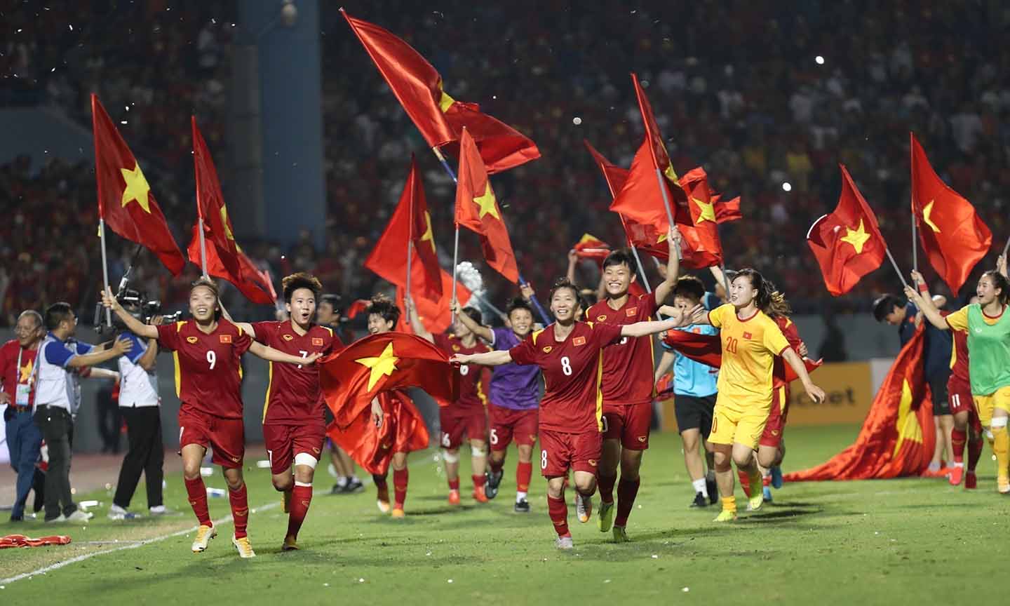 Các cô gái Việt Nam đã giành tấm HCV sau hành trình đầy bản lĩnh.