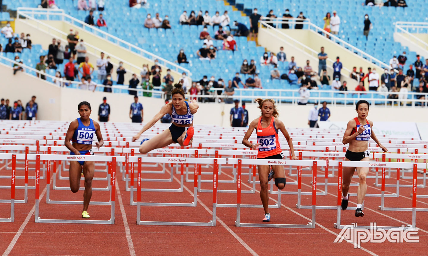 VĐV Việt Nam có thành tích dẫn đầu ở bộ môn Điền kinh - SEA Games 31 nhưng vẫn còn kém xa thành tích Olympic.