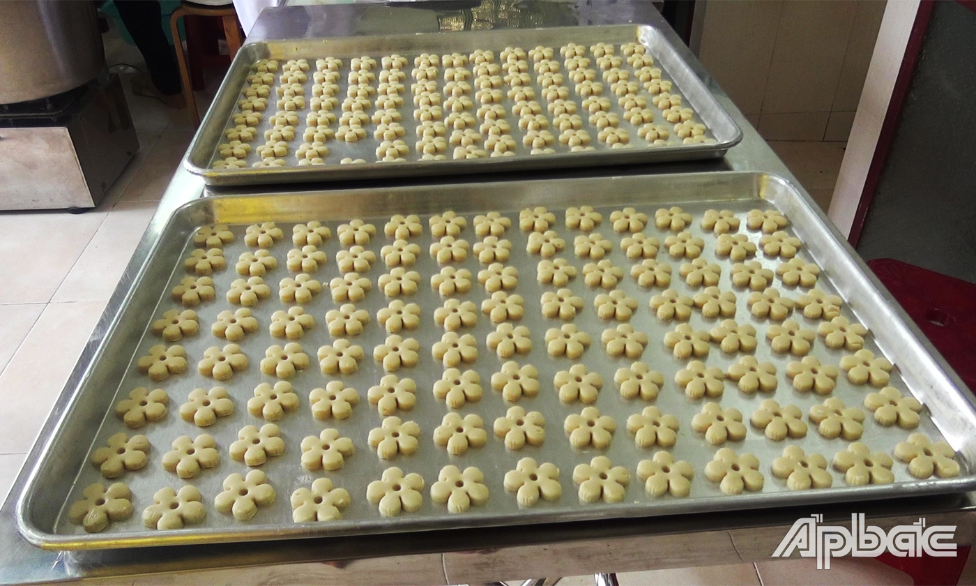 Bánh được tạo ình hoàn chỉnh