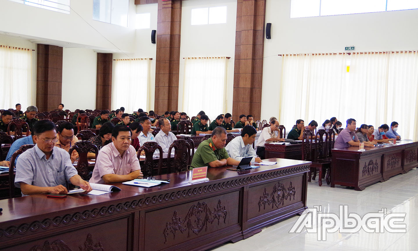 Các đại biểu về tham gia tập huấn.