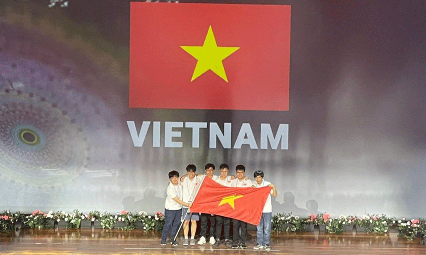 Đội tuyển quốc gia Việt Nam dự IMO 2022. (Nguồn: Bộ Giáo dục và Đào tạo)