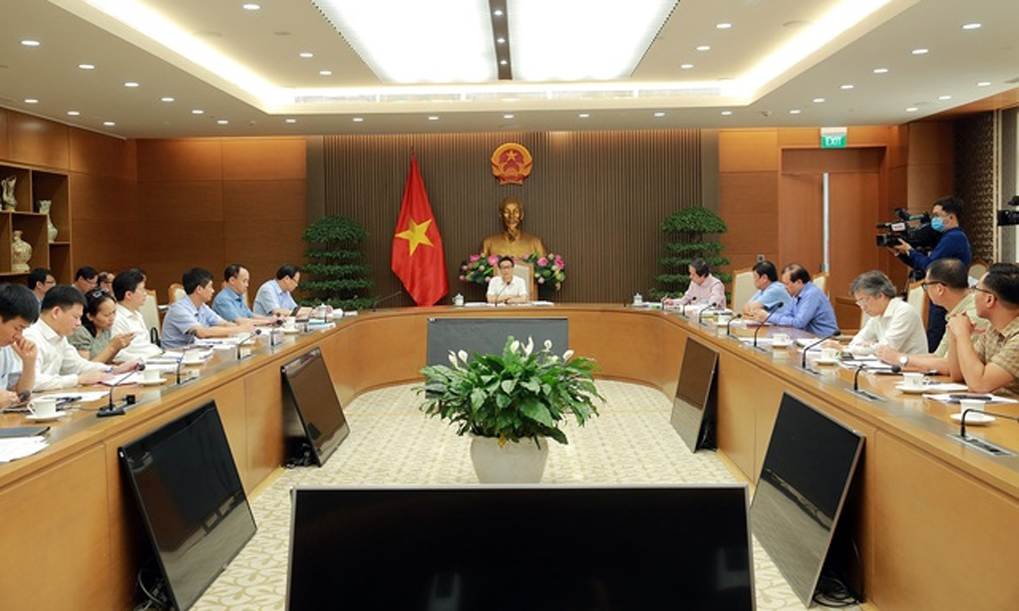 Quang cảnh cuộc họp. Ảnh: Đình Nam