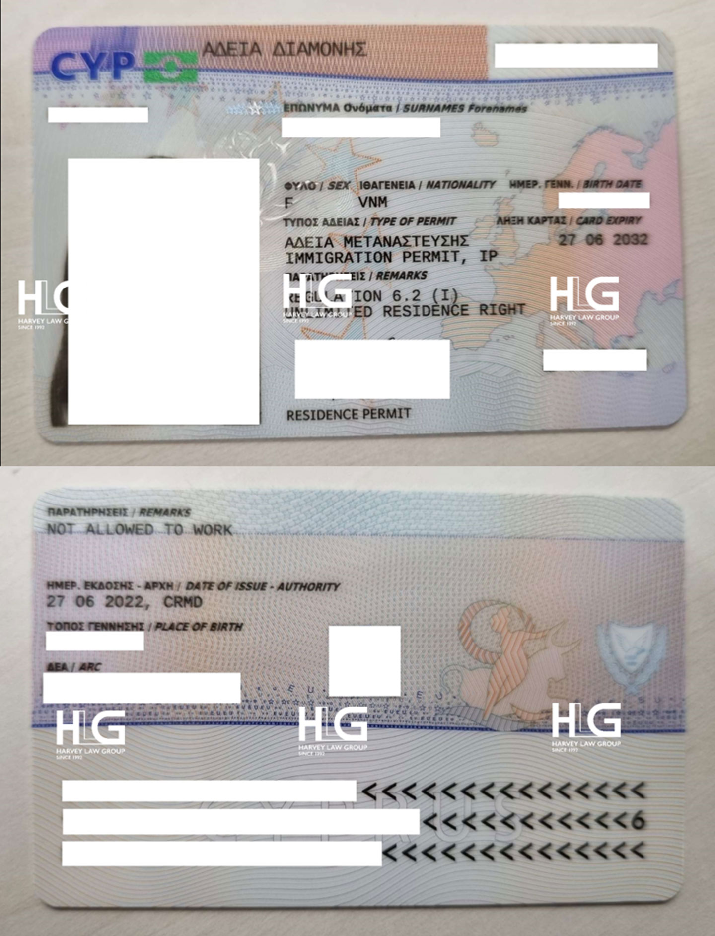 Khách hàng thành công chương trình Đầu tư định cư đảo Síp của Harvey Law Group.