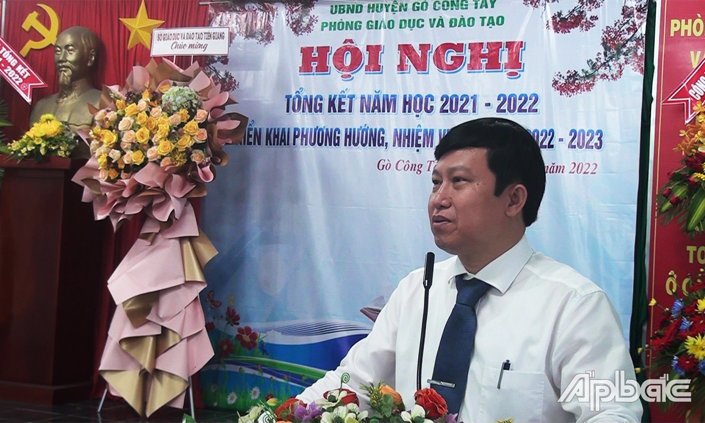 TS Lê Quang Trí, phát biểu tại hội nghị