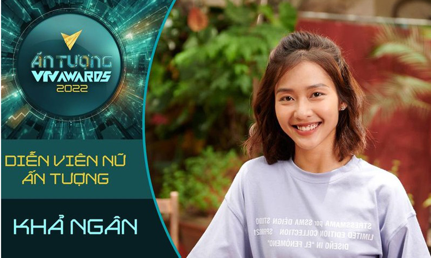 Nữ diễn viên Khả Ngân lần đầu có mặt trong danh sách đề cử. (Ảnh: VTV)