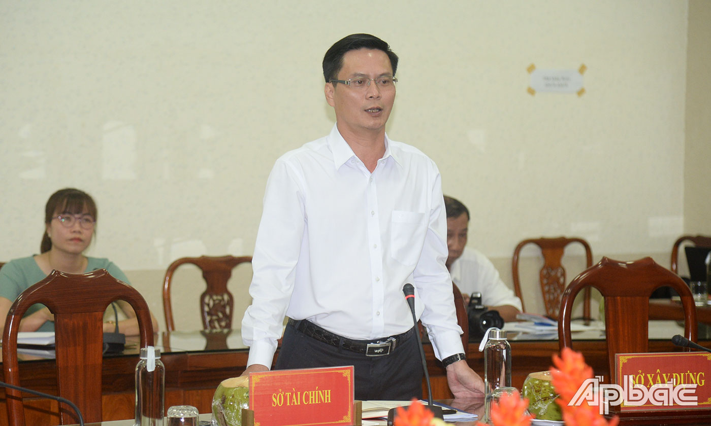 Lãnh đạo Sở Xây dựng phát biểu liên quan về hồ sơ quy hoạch tổng mặt bằng tỷ lệ 1/500 điều chỉnh của Dự án