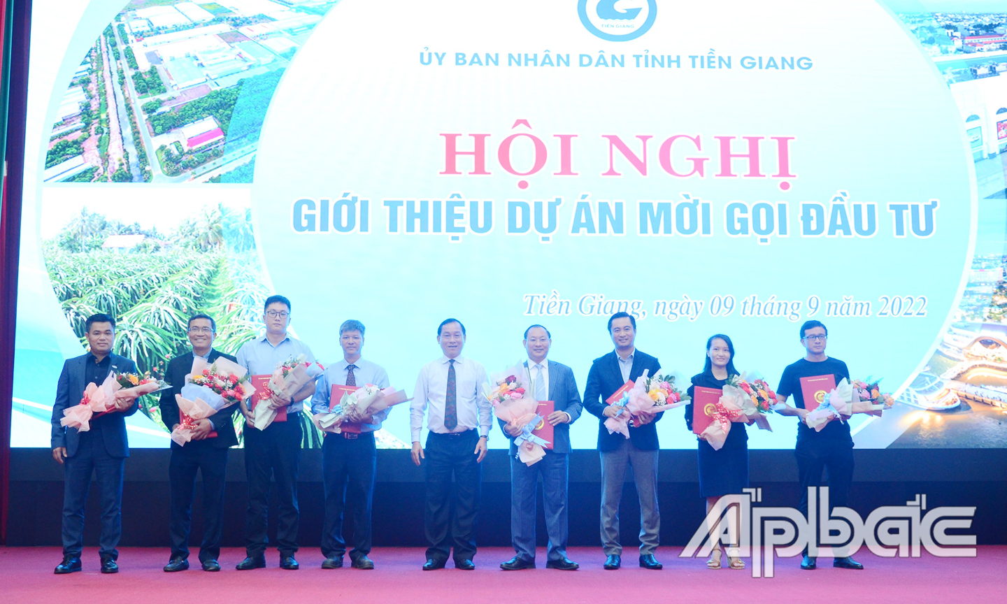 Tiền Giang tổ chức Hội nghị giới thiệu các dự án đầu tư trong năm 2022.