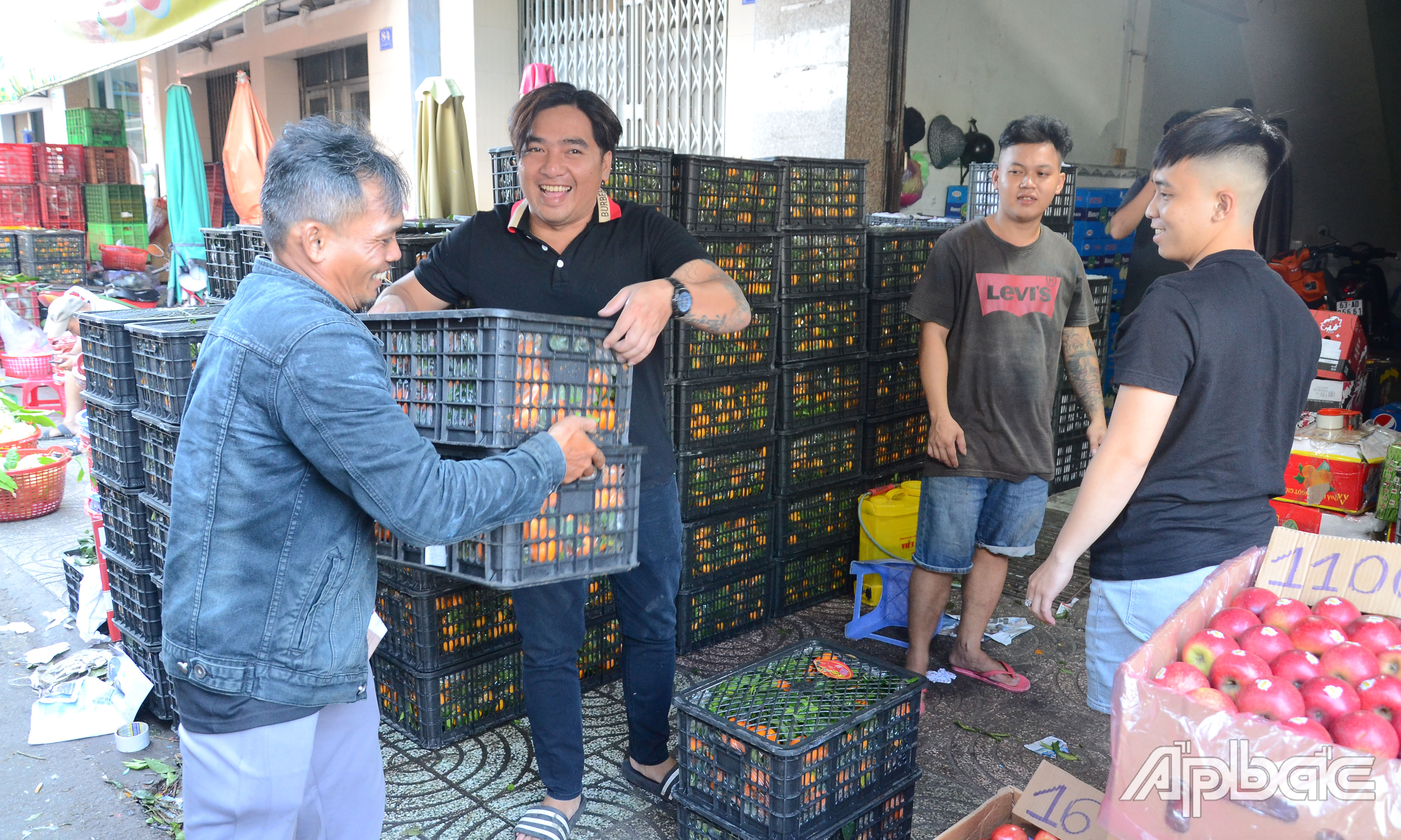 Quýt vàng giá sỉ 35.000 đồng/kg.